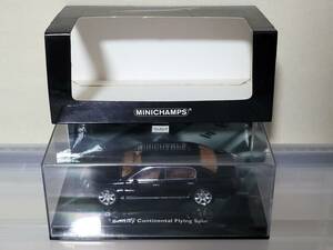 1/43 希少 MINICHAMPS Bentley Continental Flying Spur 2005 Black 436 139460 ベントレー コンチネンタル フライングスパー 3552台限定品