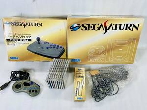 R7981D【ビンテージ】 SEGA　セガサターン　本体+ソフト+周辺機器+箱