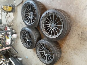 エンケイ　RS05RR 10J 10.5J 4本セット　バリ味噌タイヤ付き