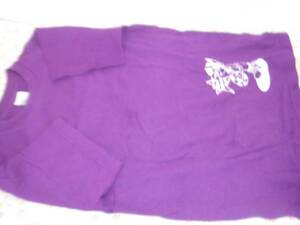 ☆PIN&SNW　2004　紫系　パープル系　半袖　Tシャツ　手描き？　＊　Sサイズ