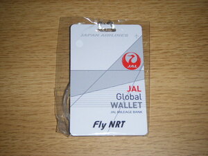 【新品未使用・非売品】JAL 日本航空 JAL GLOBAL WALLET NRT 成田空港限定ネームタグ 1個 