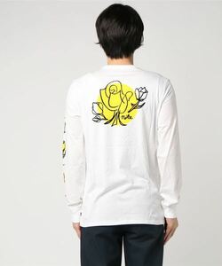 新品タグ付き Lサイズ 白 2018FALLモデル ナイキ NIKE SB ローズ L/S Tee バラ 薔薇 バックプリント デッドストック