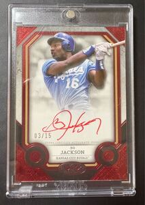 2024 TOPPS TIER ONE BO JACKSON AUTO 直書きサイン　red ink ボージャクソン