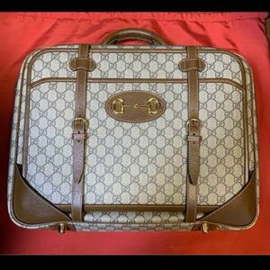 GUCCI Horsebit 1955 suitcase GGモノグラム柄