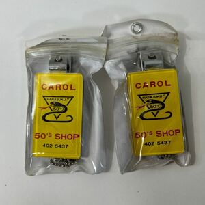 レア！ロカビリー【未使用品】《CAROL 50’sSHOP》HARAJUKU!!★爪切り★イエロー　2個　まとめ