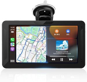 ディスプレイオーディオ 7インチ ポータブル カーオーディオCarPlay/Android Auto対応カーナビ タッチ画面 IPS、AirPlay/WiFi/BT/FM A480