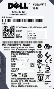 DELL/Western Digital HDD WD5003ABYX 500GB SATA300 7200 [管理:1000029142]