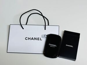 ★CHANEL シャネル　ネイルケアセット　ネイル　ポーチ　新品　未使用　ノベルティ 黒　ブラック ギフト　プレゼント