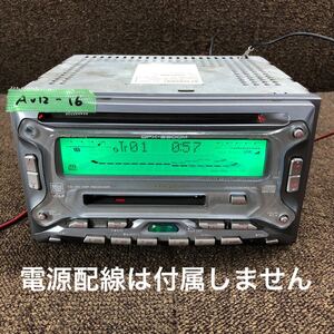 AV12-16 激安 カーステレオ KENWOOD DPX-5300M 311001966 CD FM/AM プレーヤー オーディオ 本体のみ 簡易動作確認済み 中古現状品