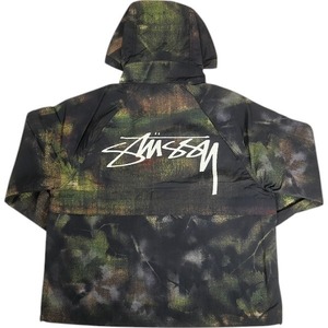 STUSSY ステューシー 24AW BEACH SHELL STENPAT CAMO FORTINE ジャケット 黒緑 Size 【M】 【新古品・未使用品】 20808244