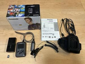 中古　Panasonic ウェアラブルカメラ HX-A500 グレー　アクションカム パナソニック micro-SD