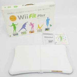 未使用 長期保管品 Wii フィット プラス Fit Plus バランスWiiボード セット 任天堂 ウィー ゲーム アクセサリー ソフト Kキ32