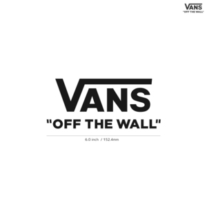 【VANS】バンズ★03★ダイカットステッカー★切抜きステッカー★6.0インチ★15.2cm