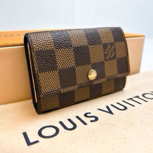 A425【極美品】LOUIS VUITTON ルイヴィトン ダミエ ミュルティクレ6 6連キーケース 鍵入れ N62630/CT0025