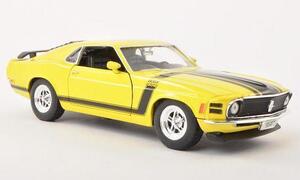 1/24 Ford Mustang Boss 302 yellow 1970 マスタング ムスタング ボス 梱包サイズ60