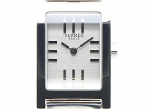 【 エルメス HERMES 】 腕時計 TA1.210 タンデム SS クォーツ 19mm シルバー文字盤 レディース 新着 03946-0