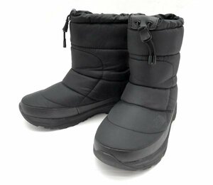 ☆極美品 THE NORTH FACE Nuptse Bootie WP VII ヌプシ ブーティTNFブラック MEN’S/UNISEX US7 25CM ウォータープルーフ