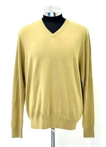 MISTERGENTLEMAN(ミスタージェントルマン)V-NECK KNIT SWEATER Vネックニットセーター 長袖 青山 Mr.GENTLEMAN BEIGE S