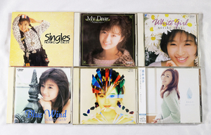 【酒井法子】CD 6タイトル『Singles』『White Girl』『My Dear』『Blue Wind』『マジカル・モンタージュ・カンパニー』他 USED