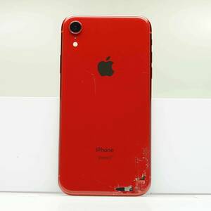 iPhone XR 128GB (PRODUCT)RED SIMフリー 訳あり品 ジャンク 中古本体 スマホ スマートフォン 白ロム②