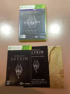 送料無料 Xbox360★スカイリム レジェンダリーエディション★used☆Skyrim Legendary Edition ☆import Japan