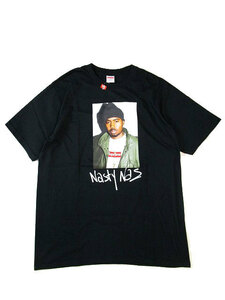 未使用 Supreme シュプリーム Nas Tee Tシャツ L ブラック