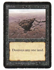 ●MTG● α アルファ 陥没孔 Sinkhole(英語) その１