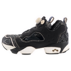 Reebok リーボック ×mitasneakers Pump Fury ミタスニーカーズ ポンプフューリー ローカットスニーカーシューズ ブラック US7/25cm V46395