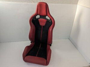 ★歳末 RPL 7円売切祭 RECARO Sportster レカロ スポーツスター ブラック×レッド レザー×アルカンターラ セミバケット シート 電動 SS 6