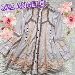 【OZZ  ANGELO】シャツ　チュニック　コルセット風