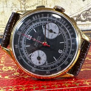 【ロレックス マルコーニ クロノグラフ】1930年代 手巻き★アンティーク ビンテージ 腕時計★IWC オメガ ピアジェ好きにも★1045