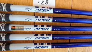 ゴルフ　クラブ　セット　Golf Pride　ゴルフプライド APEX S　FLEX Designen by Callaway Golf キャラウエイ シャフト　フレックス　中古