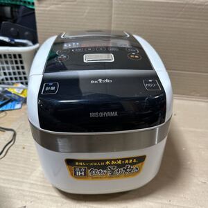 あ-4609）2019年製 IRIS OHYAMA 圧力IH炊飯器 【中古現状品】RC-PC50-W