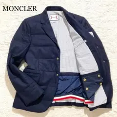 【極美品】MONCLER ガムブルー ダウンジャケット GIACCA 金ボタン