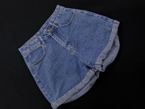 GRL グレイル ショート デニムパンツ sizeS/ブルー ■◆ ☆ eeb6 レディース