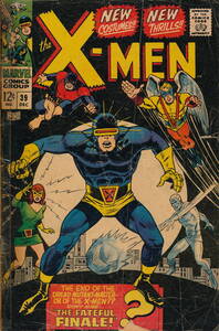 アメコミ・リーフ　X-メン　The X-Men　#39　Dec 1967