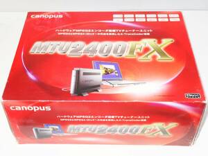 [ハードウェアエンコード対応 USB接続] カノープス MTU2400FX BOX canopus 未使用品 [WindowsXP対応]