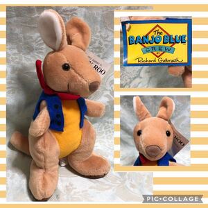 The BANJO BLUE RUSTY ROO カンガルー オーストラリア ぬいぐるみ Windmill Toys