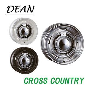 送料無料 クリムソン DEAN CROSS COUNTRY 6.5J-16 +15 5H-114.3 (16インチ) 5H114.3 6.5J+15【4本セット 新品】