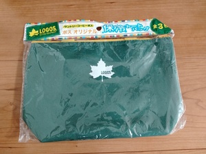 ■新品「LOGOS　保冷お弁当バッグW25×H16×D7cm　緑」■送料込