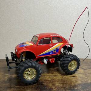 西542 タミヤ TAMIYA ラジコン 電動RC モンスタービートル BUGSY タイヤ RC 当時物 MAJOR PRO C.V.A.SHOCKS MONSTER BEETLE 現状品