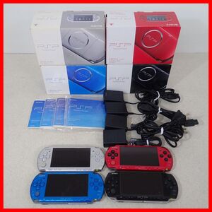 PSP プレイステーション・ポータブル 本体 まとめて4台セット PSP-3000 ソニー SONY 箱付 初期化済 ジャンク【20