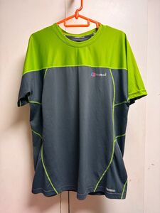 送料格安スピード発送！良品★バーグハウス吸汗速乾Tシャツ★Mサイズ登山トレランマラソンキャンプ