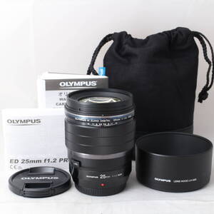 ☆美品☆ OLYMPUS M.ZUIKO DIGITAL ED 25mm F1.2 PRO マイクロフォーサーズ用 オリンパス #2871