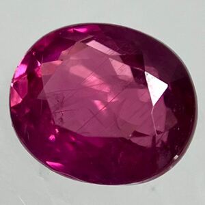 ソ付き!!1円〜!!◆天然ルビー0.674ct◆d 約4.55×5.38×2.95mm ルース 裸石 宝石 コランダム ruby w3/260