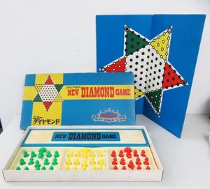 A018★はなやま NEW DIAMOND GAME ニューダイヤモンド ゲーム ボードゲーム レトロ 現状品★06