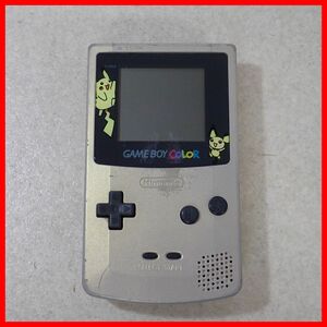 修理品 GBC ゲームボーイカラー 北米版 ポケモン リミテッドエディション Pokemon Limited Edition 本体 CGB-001 金銀記念 Nintendo【10