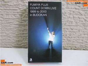 JE63 VHS/ビデオ FUMIYA FUJII/藤井フミヤ 「COUNT DOWN LIVE 1999 to 2000 in BUDOKAN」 カウントダウンライブ 武道館