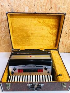 TOMBO A-120 EEYI-004 41鍵盤 電子 アコーディオン エレクトロニック ACCORDIX ELECTRONIC ACCORDION ケース入り 鍵付 現状品