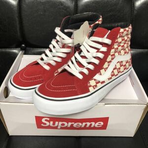 Supreme VANS SK8-HI 赤 26cm スケハイ US8